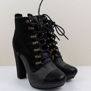 Women Diesel High Heeled platform Boots